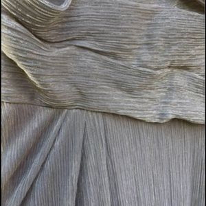 Champagne formal evening gown; size 18w; new with tags